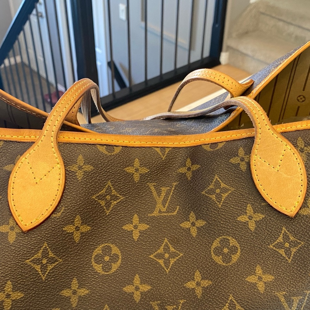 Louis Vuitton Brown Monogram Tote - Picture 8 of 10